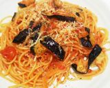 ☆王道の茄子とトマトのパスタ☆作り方7写真