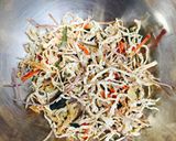 切干し野菜と切りイカと胡瓜のサラダ作り方1写真