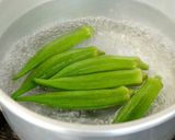 オクラときざみ きつねご飯作り方1写真