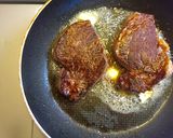 ステーキの焼き方と野菜の付け合わせ作り方7写真