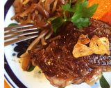 ステーキの焼き方と野菜の付け合わせ作り方10写真