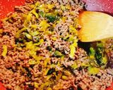 ♡合挽き肉と高菜の甘辛どんぶり♡作り方4写真