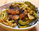 さんまとゴーヤで夏ばて知らず丼作り方6写真
