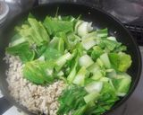 パスタにも♪鶏ミンチと青梗菜の餡作り方6写真