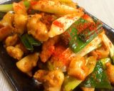 絶品おつまみ♡鶏なんこつとネギの甘辛炒め作り方5写真