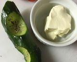 きゅうりとまとちーず作り方2写真