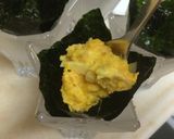 海苔カップDEかぼちゃサラダ作り方6写真