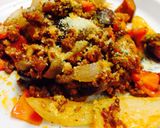 超簡単！ナスとひき肉ケチャップ炒め作り方6写真