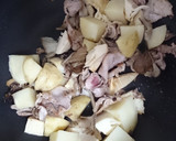 新じゃがとたけのこのごま味噌炒め作り方5写真