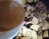 新じゃがとたけのこのごま味噌炒め作り方6写真