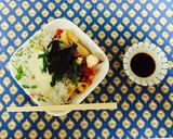タコとパプリカの赤いしらす丼作り方10写真