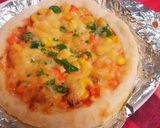 残りご飯でもっちりピザ☆作り方4写真