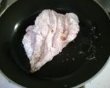 簡単節約！鶏むね肉のステーキ！照り焼き味作り方3写真
