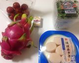 苦味系ビールに。ドラゴンフルーツサラダ!作り方1写真