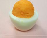 キャラ弁☆ゆで卵の味噌マヨdeひよこ作り方6写真