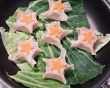 簡単シュウマイ☆お星さま七夕バージョン☆作り方12写真