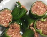 オーブンで・ピーマンの肉詰め作り方3写真