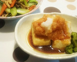 魚グリルで 揚げない⭐揚げ出し豆腐作り方4写真