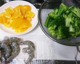 中華風ペペロンチーノの彩り炒め作り方1写真