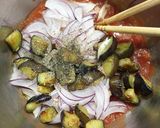 トマトと茄子とツナの冷製パスタ作り方3写真