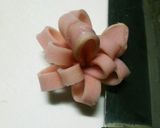 お弁当に♪ハムでお花♡♡作り方4写真