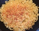 俺流！バジルとフレッシュトマトの焼きそば作り方2写真