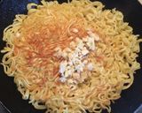 俺流！バジルとフレッシュトマトの焼きそば作り方3写真