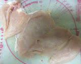 お弁当用に…鶏ムネ肉の野菜巻き作り方1写真
