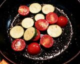 ズッキーニとミニトマトのマヨネーズ炒め作り方4写真