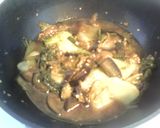 チンゲン菜と茄子の中華風煮物★作り方2写真