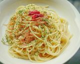 ピリ辛小エビのペペロンチーノスパゲッティ作り方8写真