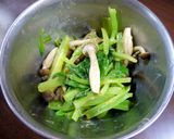 小松菜としめじのごまポン和え作り方3写真
