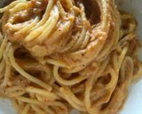 桜えびで♪簡単えびトマトクリームパスタ☺作り方8写真