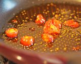 *とろ茄子&潰しトマトの甘酢エスニック*作り方4写真