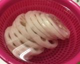 レンコン鶏ひき肉焼き（ポン酢で！）作り方1写真