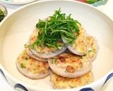 レンコン鶏ひき肉焼き（ポン酢で！）作り方9写真