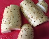 焼き長芋と焼きキャベツのお味噌汁作り方1写真