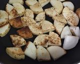 焼き長芋と焼きキャベツのお味噌汁作り方2写真