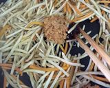 ごぼうと人参の味噌きんぴら。作り方2写真