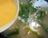 卵スープの様なニラと卵のお味噌汁♡作り方5写真