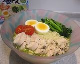鶏ハムで冷しぶっかけ塩ラーメン作り方9写真