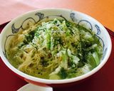 緑のラーメン☆お茶プレッソでカテキン摂取作り方2写真