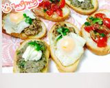 ♡フォアグラとキノコのブルスケッタ♡作り方14写真