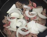 簡単！牛肉と玉ねぎのケチャップ炒め作り方3写真