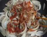 簡単！牛肉と玉ねぎのケチャップ炒め作り方5写真