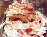 ★豚肉とピーマンのオイスターソース炒め★作り方1写真