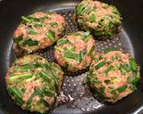 栄養満点！にらバーグ作り方4写真