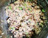 ひじきと枝豆の和風おろしハンバーグ作り方1写真