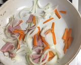 青シソ風味・しょうゆ味焼きうどん作り方4写真