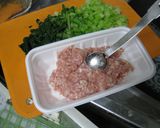 小松菜と鶏団子のスープ@10分作り方2写真